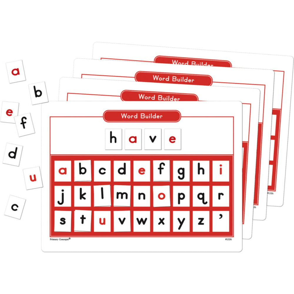teacher created resources TCR1327 Magnetic Word Builder Boards 4' Letters - Hands-On Word Building Image 1