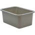 Teacher Created Resources TCR20395 Small Plastic Storage Bin - Gray, 7 3/4" x 11 3/8" x 5"" Image 1