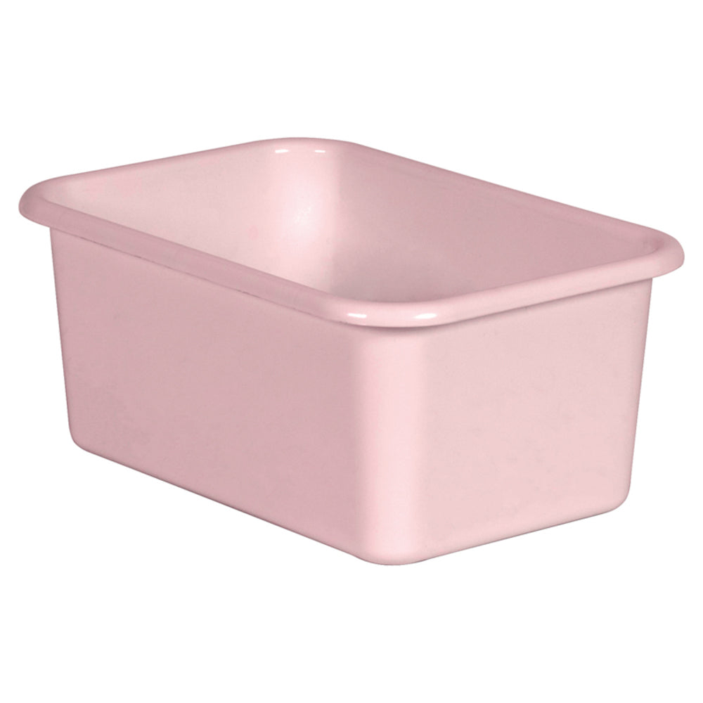Teacher Created Resources TCR20398 Blush Small Storage Bin Image 1