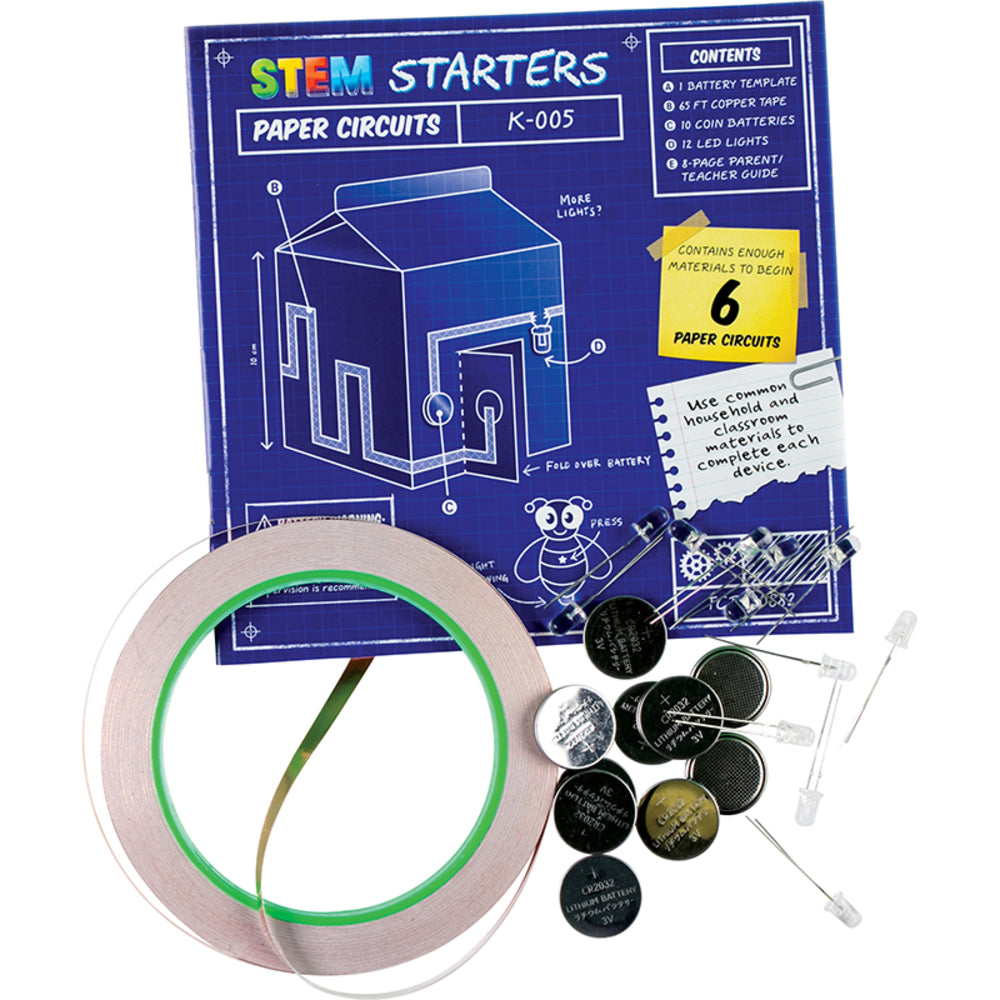 Teacher Created Resources TCR20882 STEM Starters Paper Circuits - Educational Science Kit Image 1