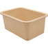 Teacher Created Resources TCR20982 Small Plastic Storage Bin Light Brown Image 1