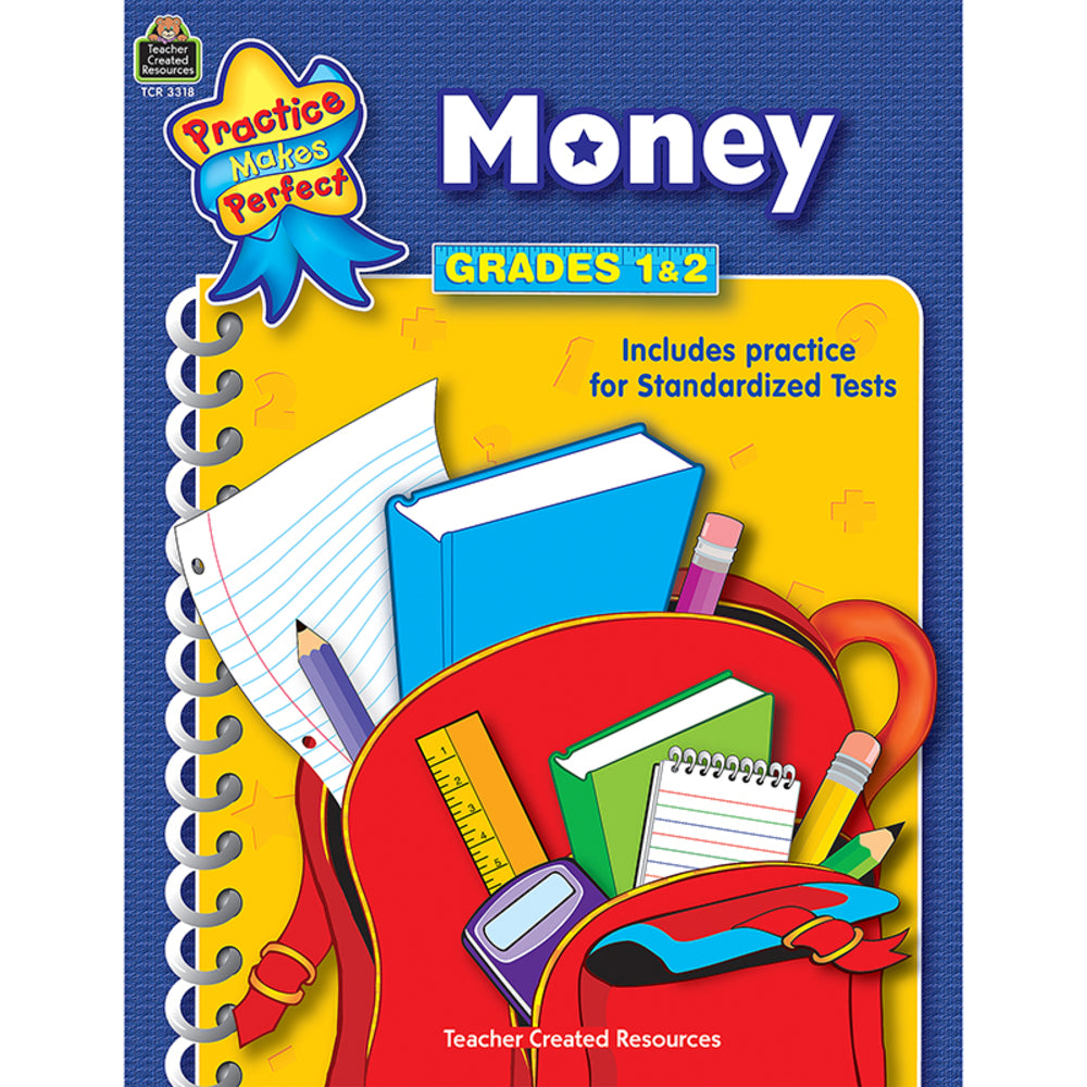 Teacher Created Resources TCR3318 Money Book Grades 1-2 - Practice Makes Perfect Image 1