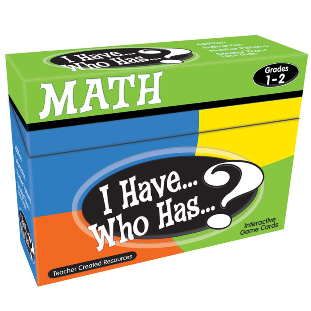 Teacher Created Resources TCR7817 Math Game Grade 1-2, I Have Who Has Image 1