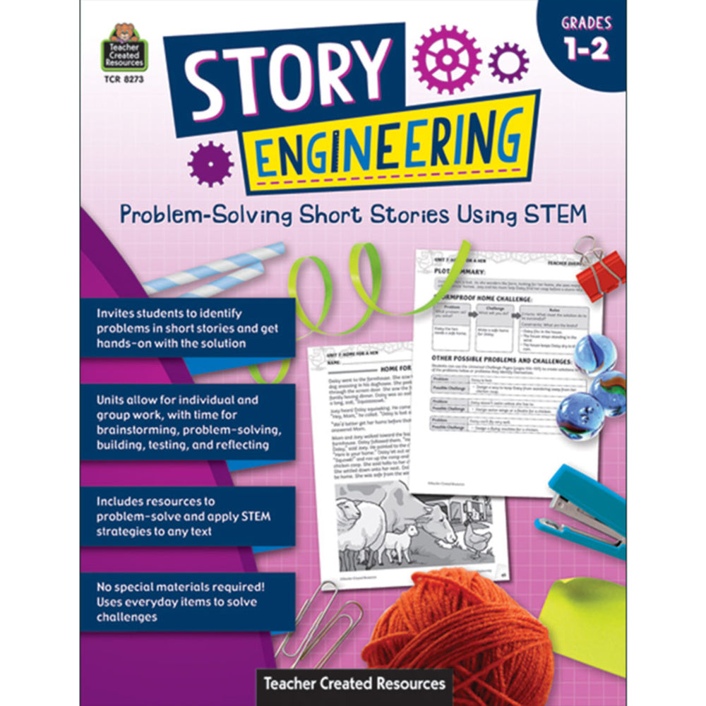 Teacher Created Resources TCR8273 Story Engineering: Problem-Solving Short Image 1