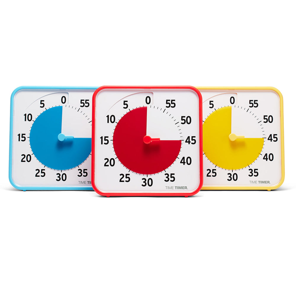 Time Timer LLC TTMTT08BPRM3W Original 8" Learning Center Classroom Set - Primary Image 1