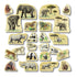 Yellow Door US LLC YUS0203 Endangered Animal Families Wooden Characters Image 1