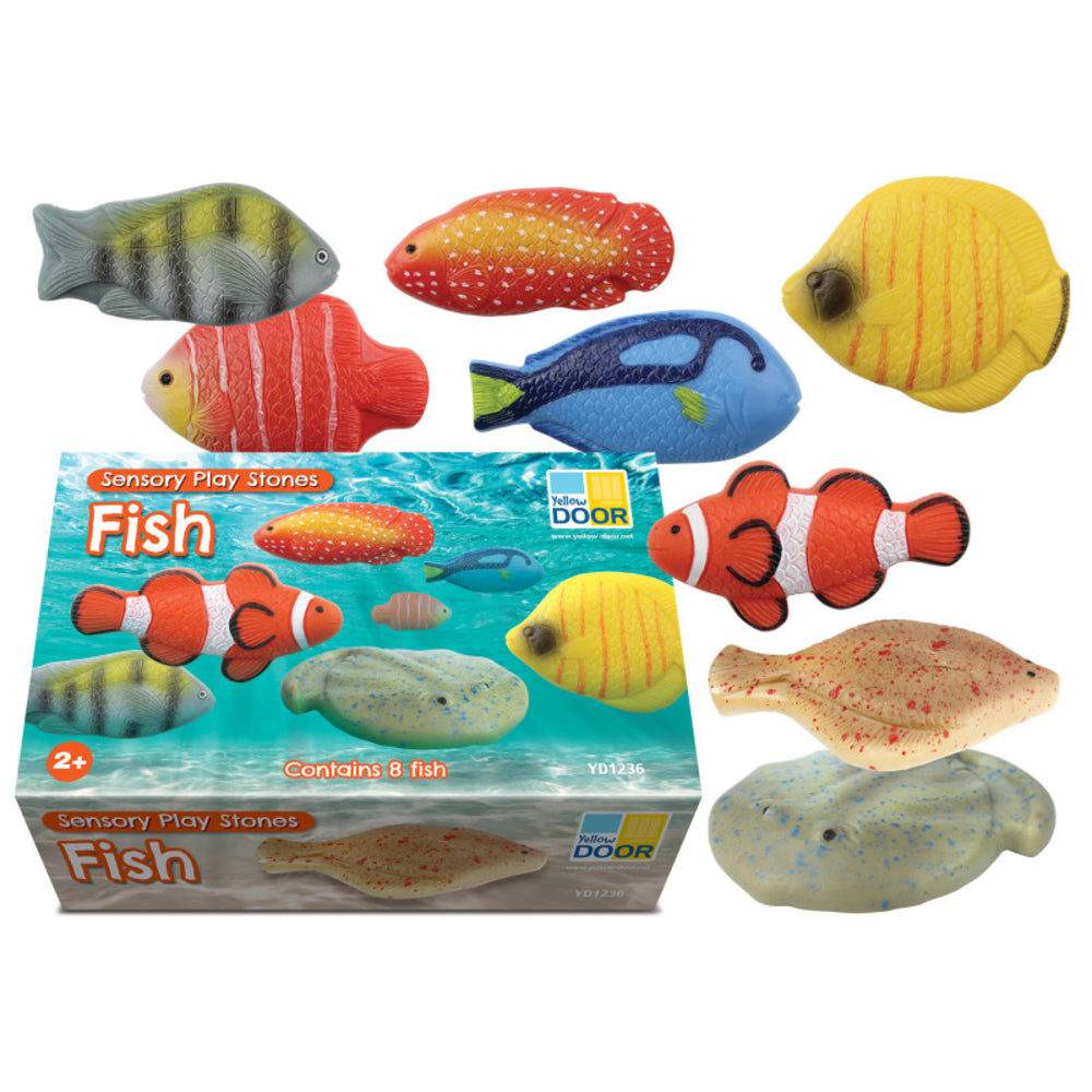 Yellow Door US LLC YUS1236 Sensory Play Stones Fish Set Image 1