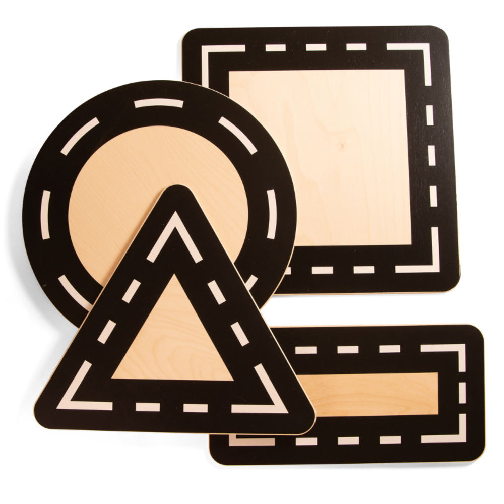 Yellow Door US LLC YUSE0266 Shape Drive Arounds Wooden Math Shapes Image 1