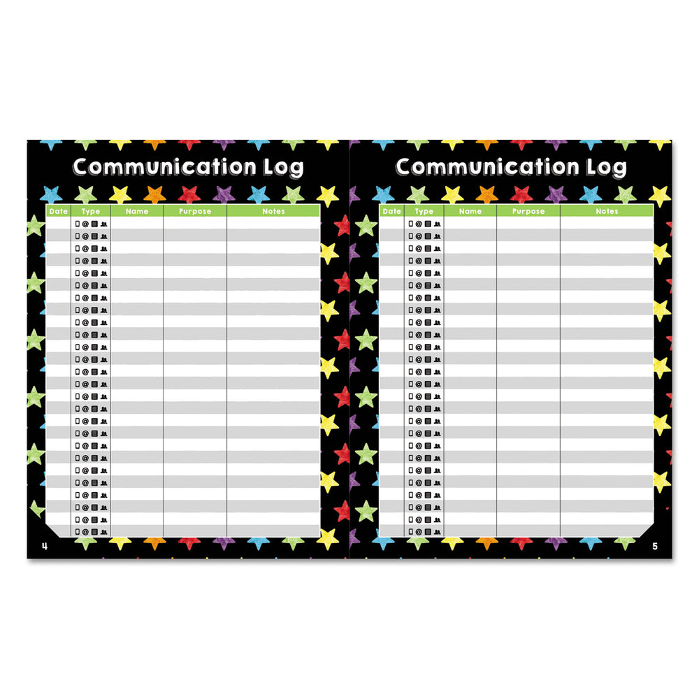 Carson Dellosa CD-105000 Teacher Planner Book Celebrate Learning 128-Page Spiral-Bound