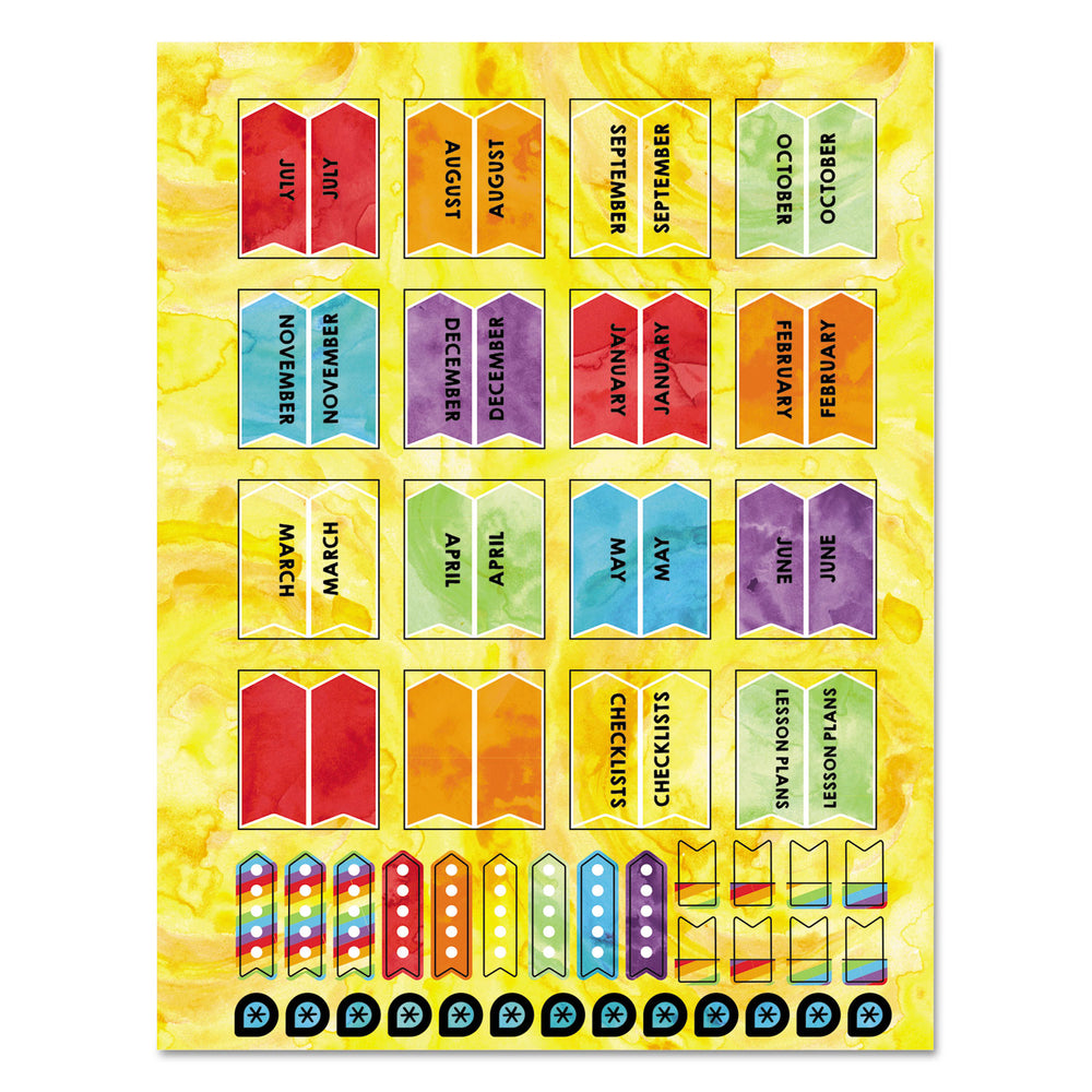Carson Dellosa CD-105000 Teacher Planner Book Celebrate Learning 128-Page Spiral-Bound