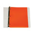 poly Portfolio Folder, 3-Hole Punch, Green, 11 X 8.5, 25-Pack