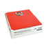 C-LINE PRODUCTS INC CLI33934 Two-Pocket Poly Portfolio Three-Hole Punch Red 1Ea