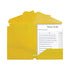 poly Two-Pocket Heavyweight Portfolio Folder 3-Hole Punch Yellow Image 1