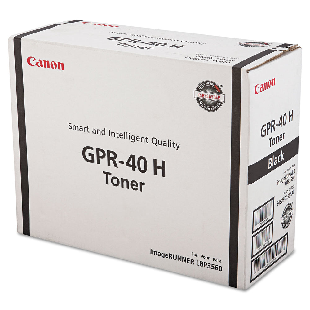 Canon 3482B005AA Imagerun LBP-3560 Gpr40 SD Black Toner - 12,500 Page Yield Image 1