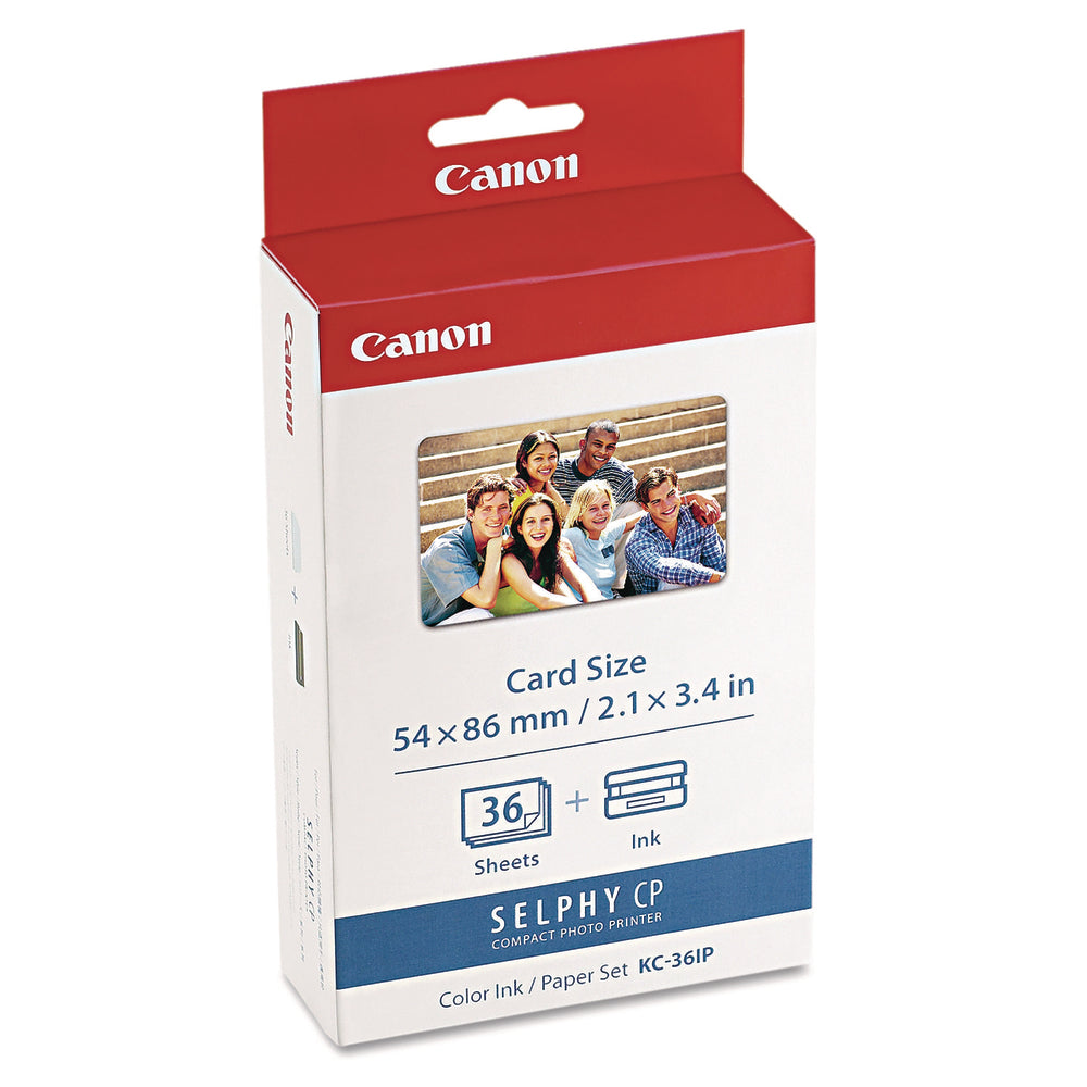 Canon 7739A001 Kc-36Ip Clr Ink And Paper Set Card 36Sheets Image 1