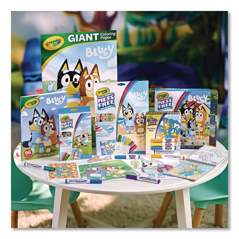 Crayola LLC BIN811531 Bluey Color & Erase Activity Pad - Reusable, Washable Markers