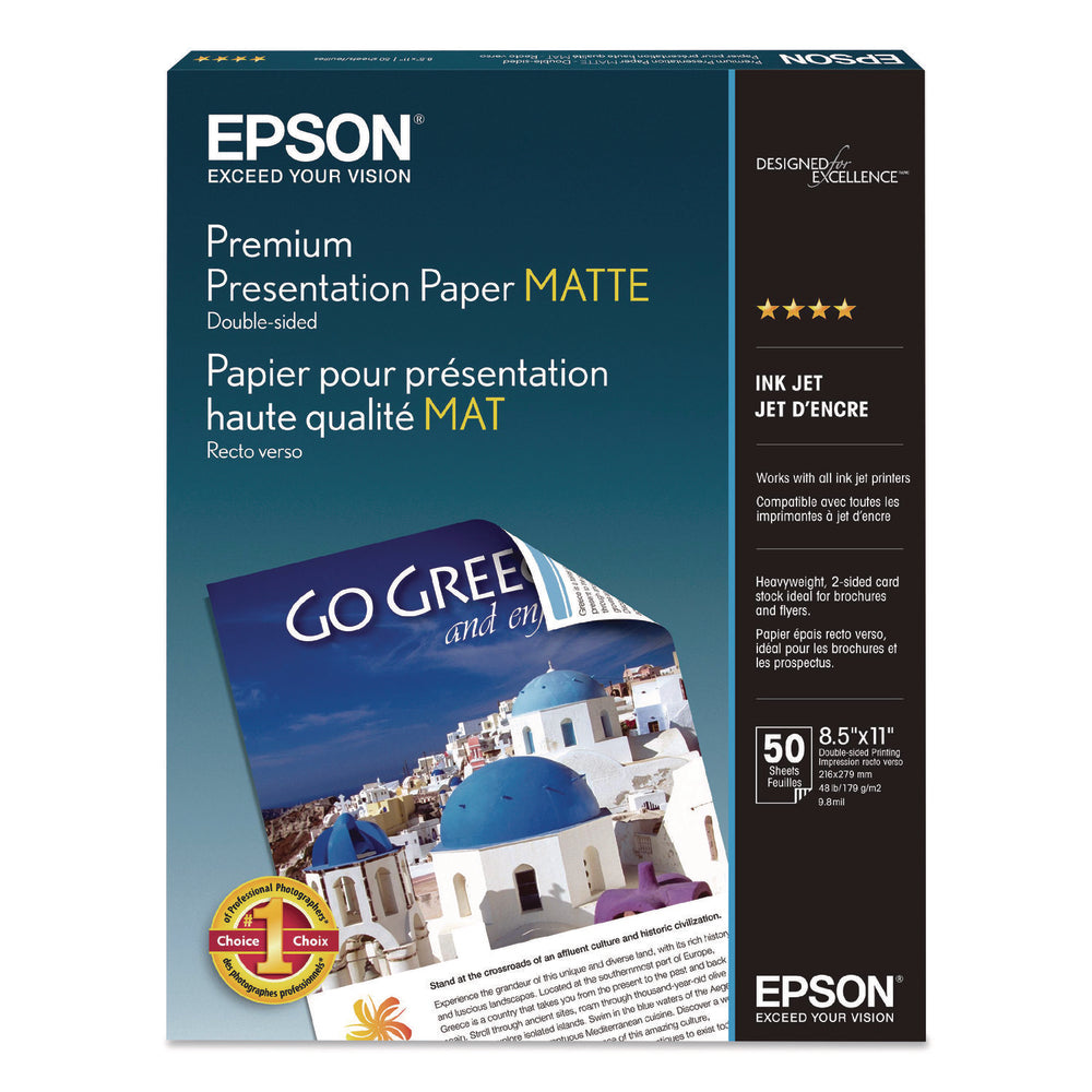 Epson S041263 50 Sheet 13X19 A3 Matte Paper-Heavyweight Super Bsize Image 1