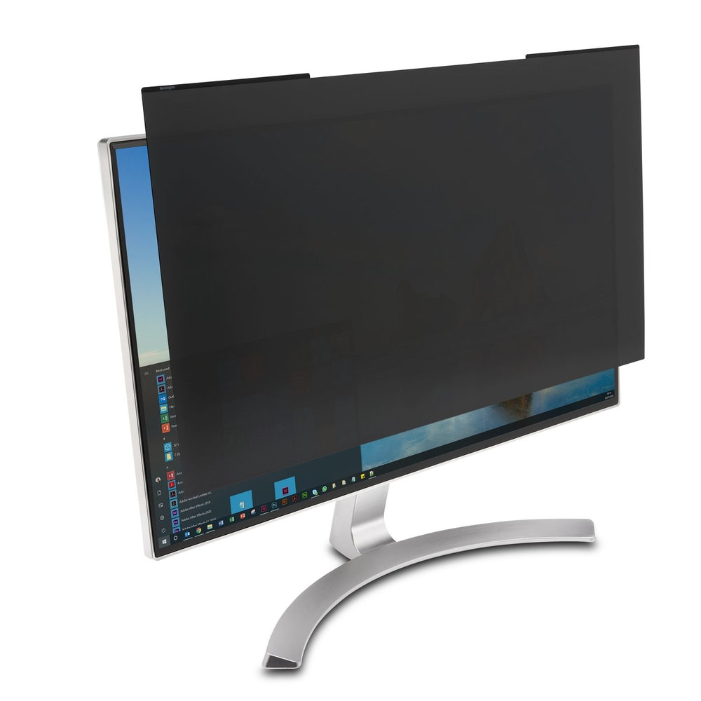 Magnetic Monitor Privacy Screen for 24" Widescreen Flat Panel Monitors - Blue Light Reduction & Privacy Protection Image 1