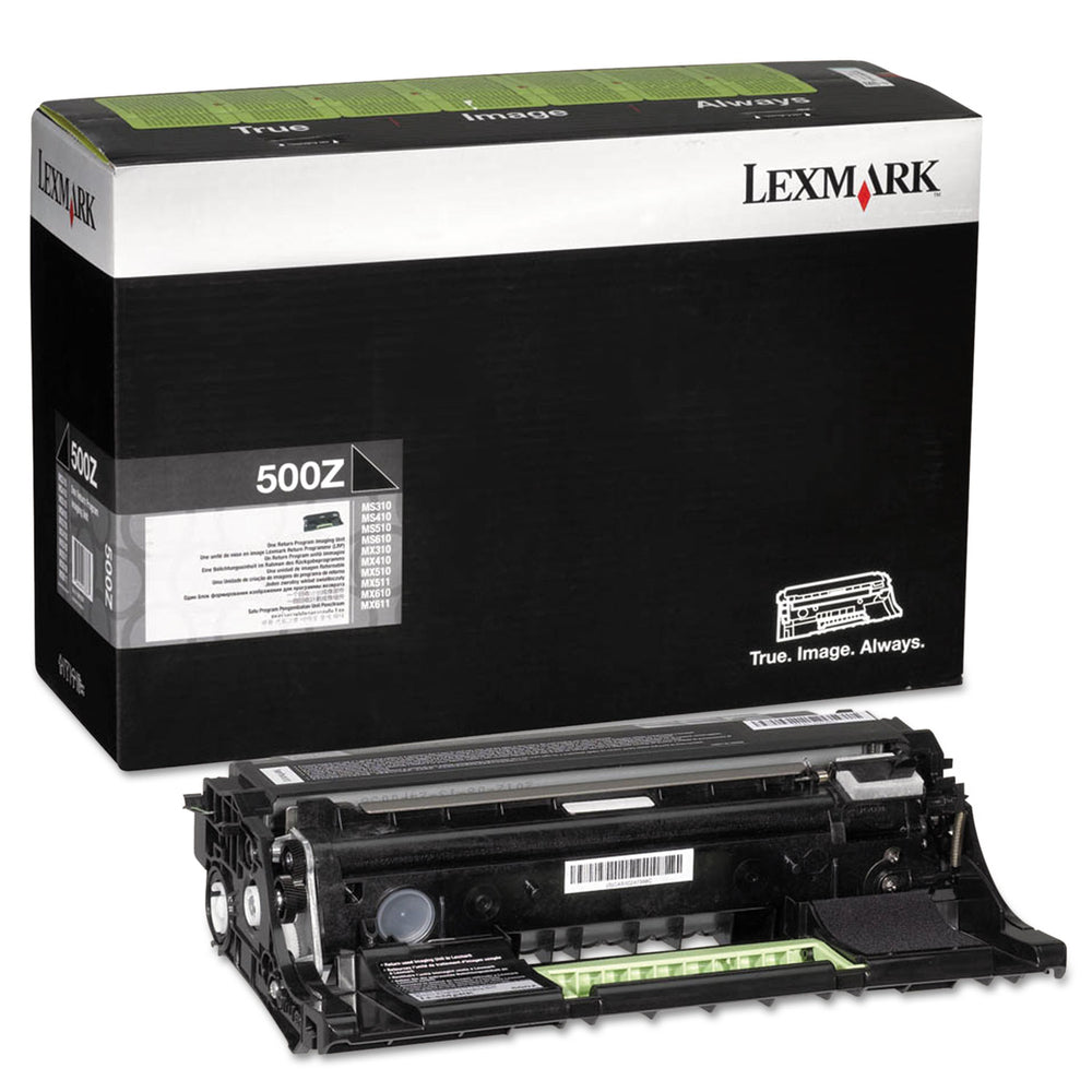 Lexmark 50F0Z00 Return Program Drum Unit 60 000 Page-Yield Black Image 1