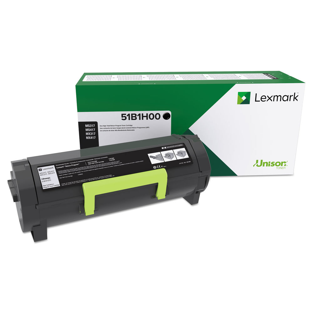 Lexmark 51B1H00 Ms/Mx417/517/617 8.5K Black Toner Rp Image 1