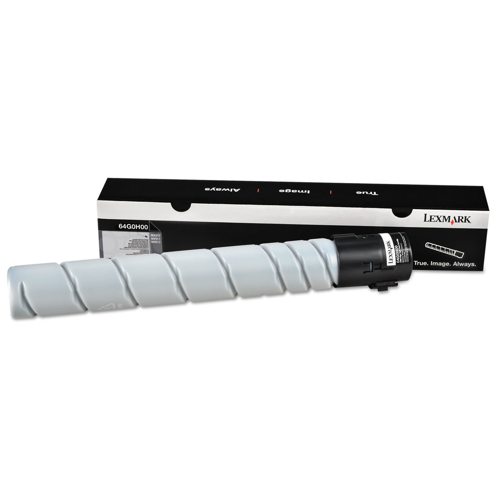 Lexmark 64G0H00 High-Yield Toner, Black - Laser Printing, Original Image 1