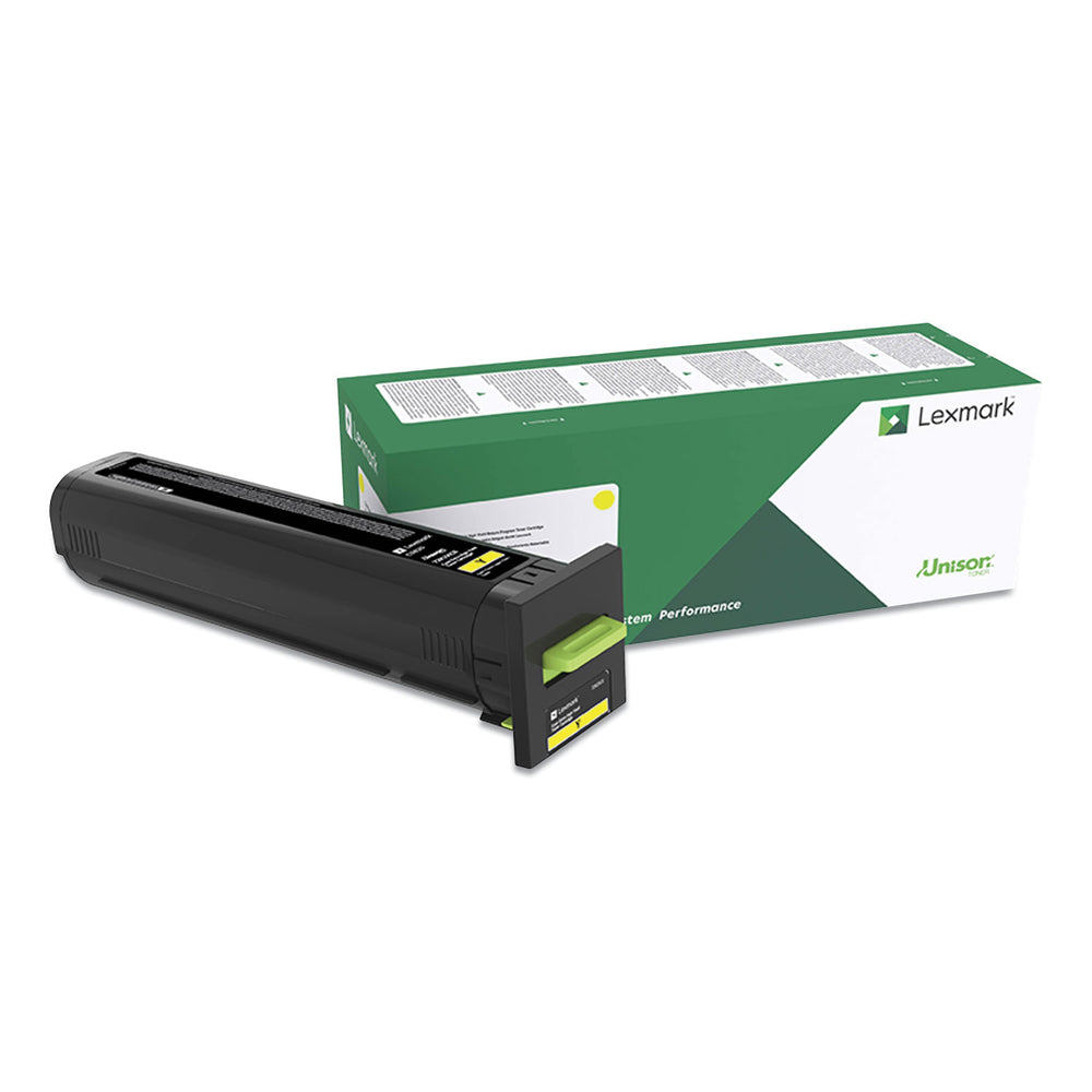 Lexmark 82K0Xyg Yellow Toner for Cx82X/Cx860 - Extra High Yield 22,000 Pages Image 1
