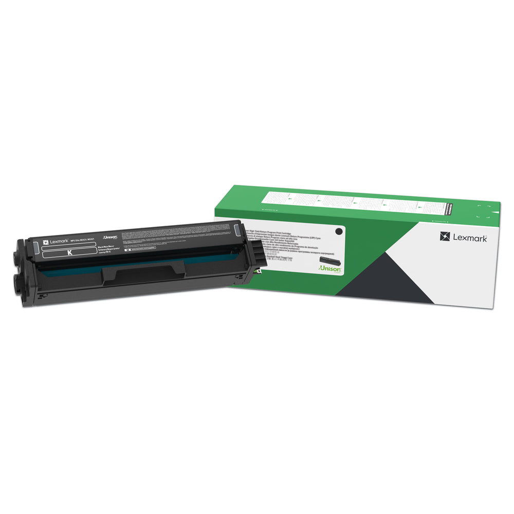 Lexmark C331HK0 Return Program High-Yield Toner 3 000 Page-Yield Black Image 1