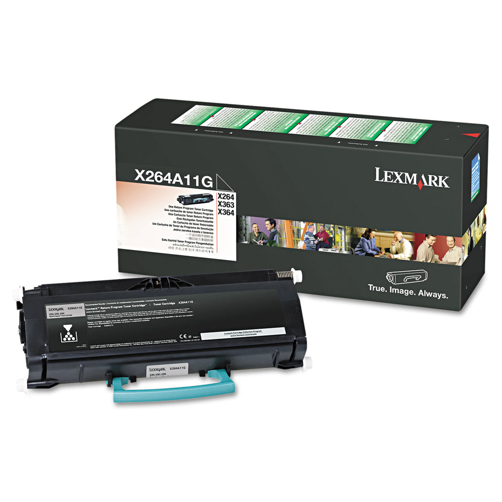 Lexmark X264A11G Toner Cartridge, Black Image 1