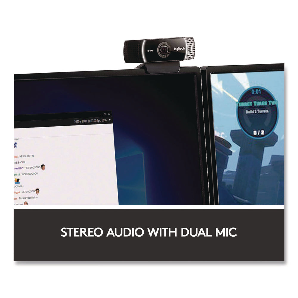 Logitech C922 Pro Stream Webcam 1080p USB