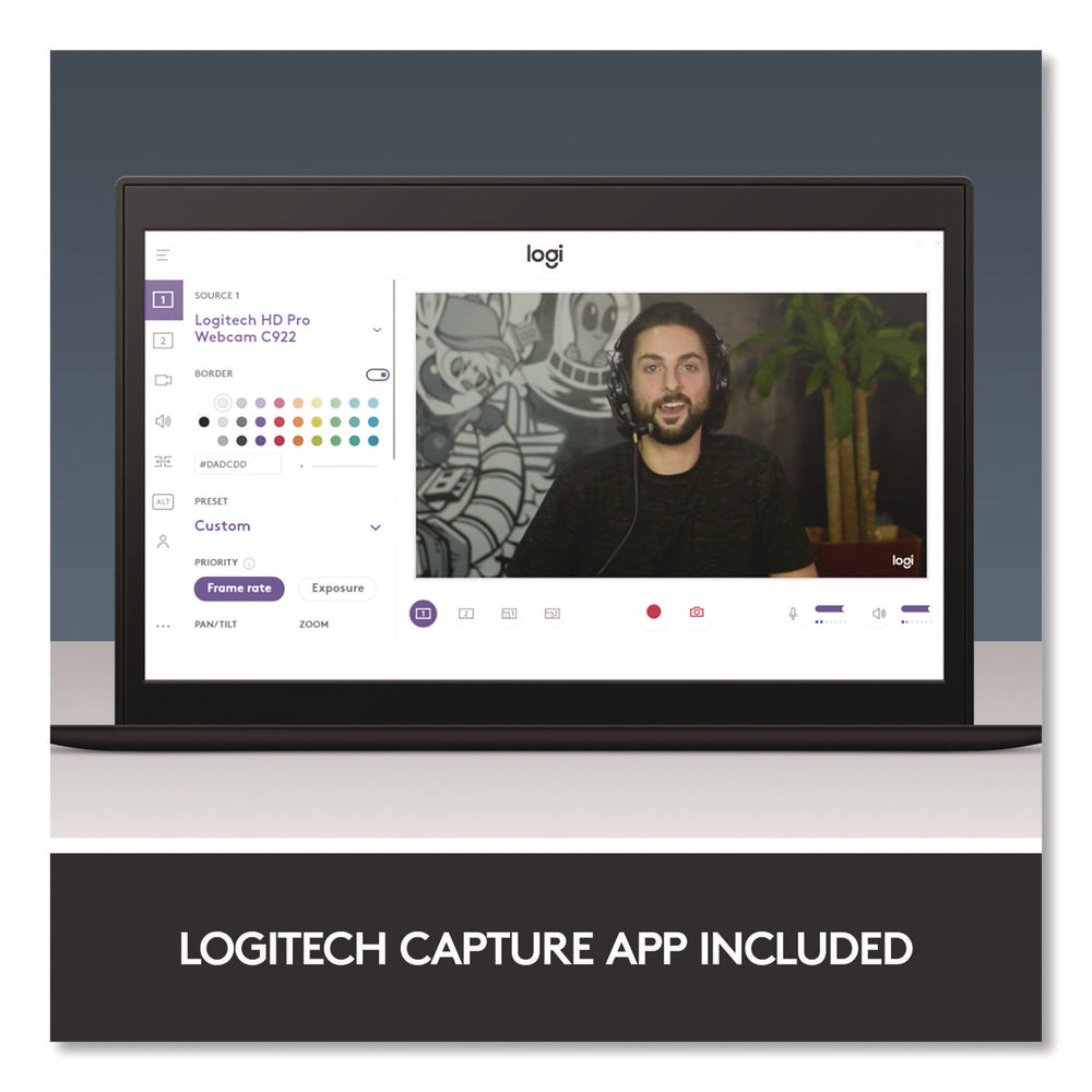 Logitech C922 Pro Stream Webcam 1080p USB