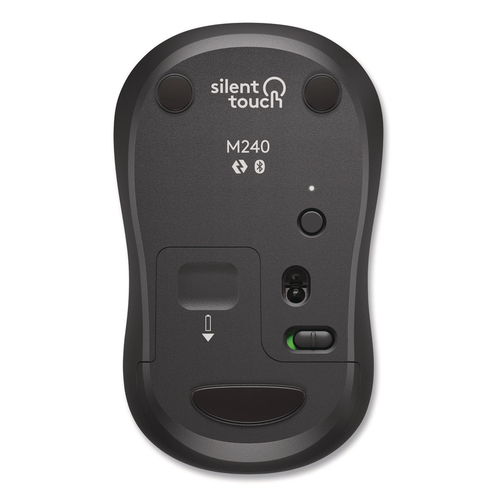 Logitech M240 Silent Bluetooth Mouse, 33 Ft Wireless Range, Left/Right Hand Use