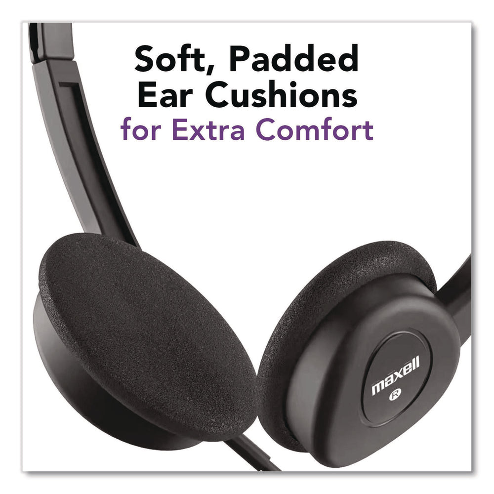 Maxell 199845 HP100 Headphones with Mic