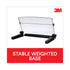 3M DH640 In-Line Freestanding Copyholder, 300 Sheet Capacity, Black/Clear
