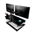 Dual Monitor Mount, for 27" Monitors, 360° Rotation, +45°/-45° - Brand Model M - Desk Mount Stand