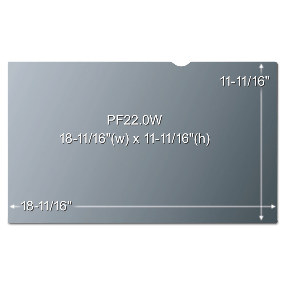 3M PF220W1B Privacy Filter 22" Widescreen Monitor