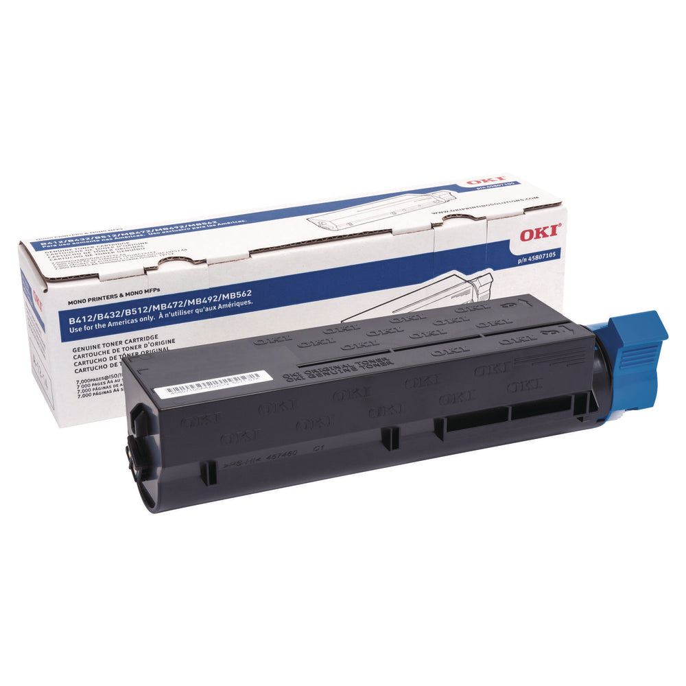 Okidata 45807105 B412Dn High Yield Black Toner Image 1