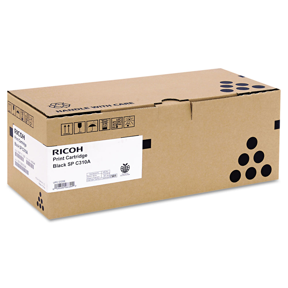 Ricoh 406344 Aficio SP C231N Black Toner Cartridge Image 1