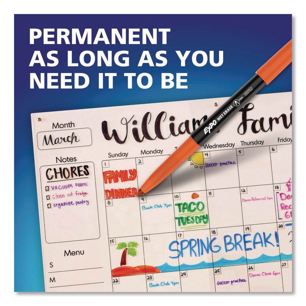 Newell SAN2211317 Wet Erase Markers Fine Vis-A-Vis