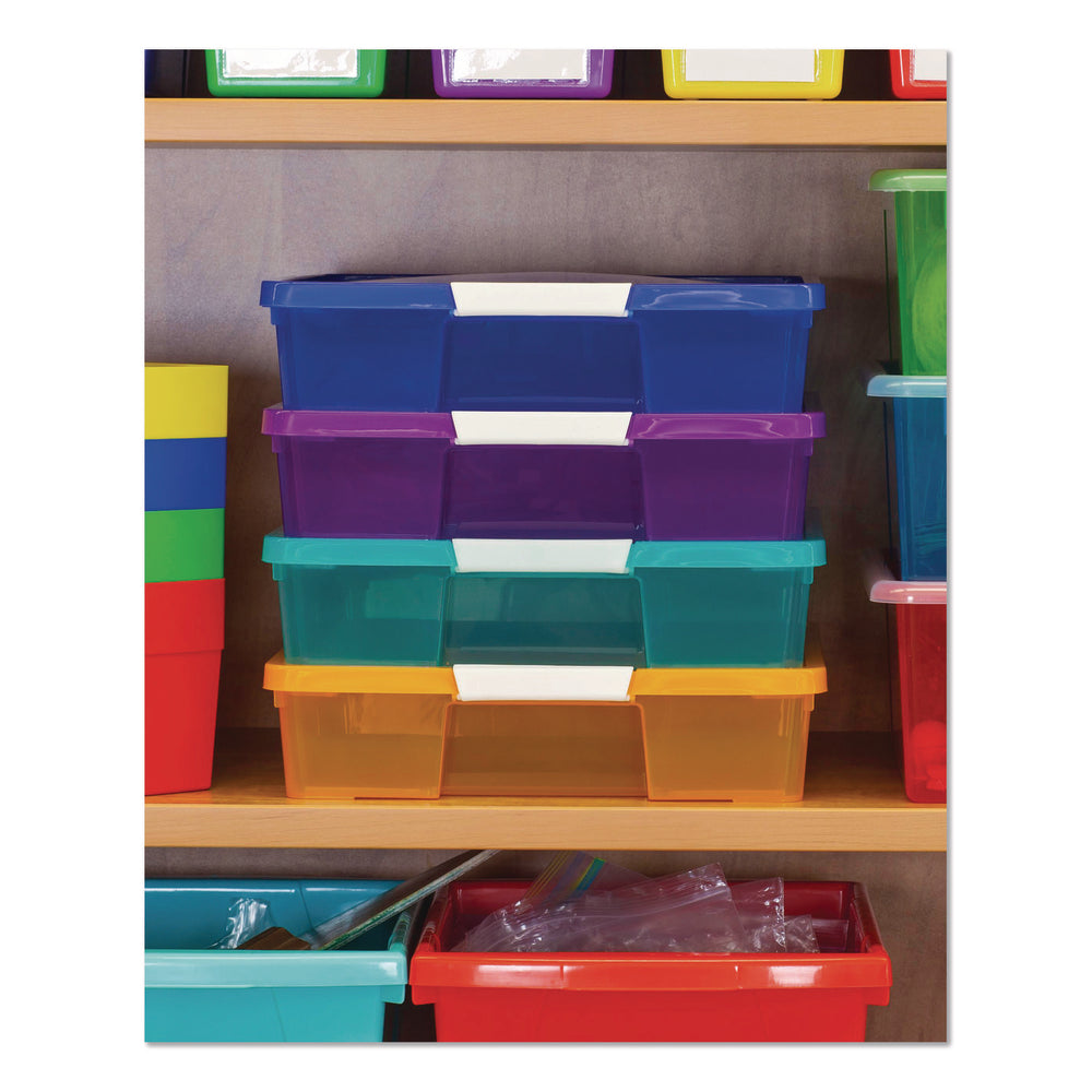 Storex STX63209D05C Project Box Clear - Fits 12" x 12" Scrapbooking Paper