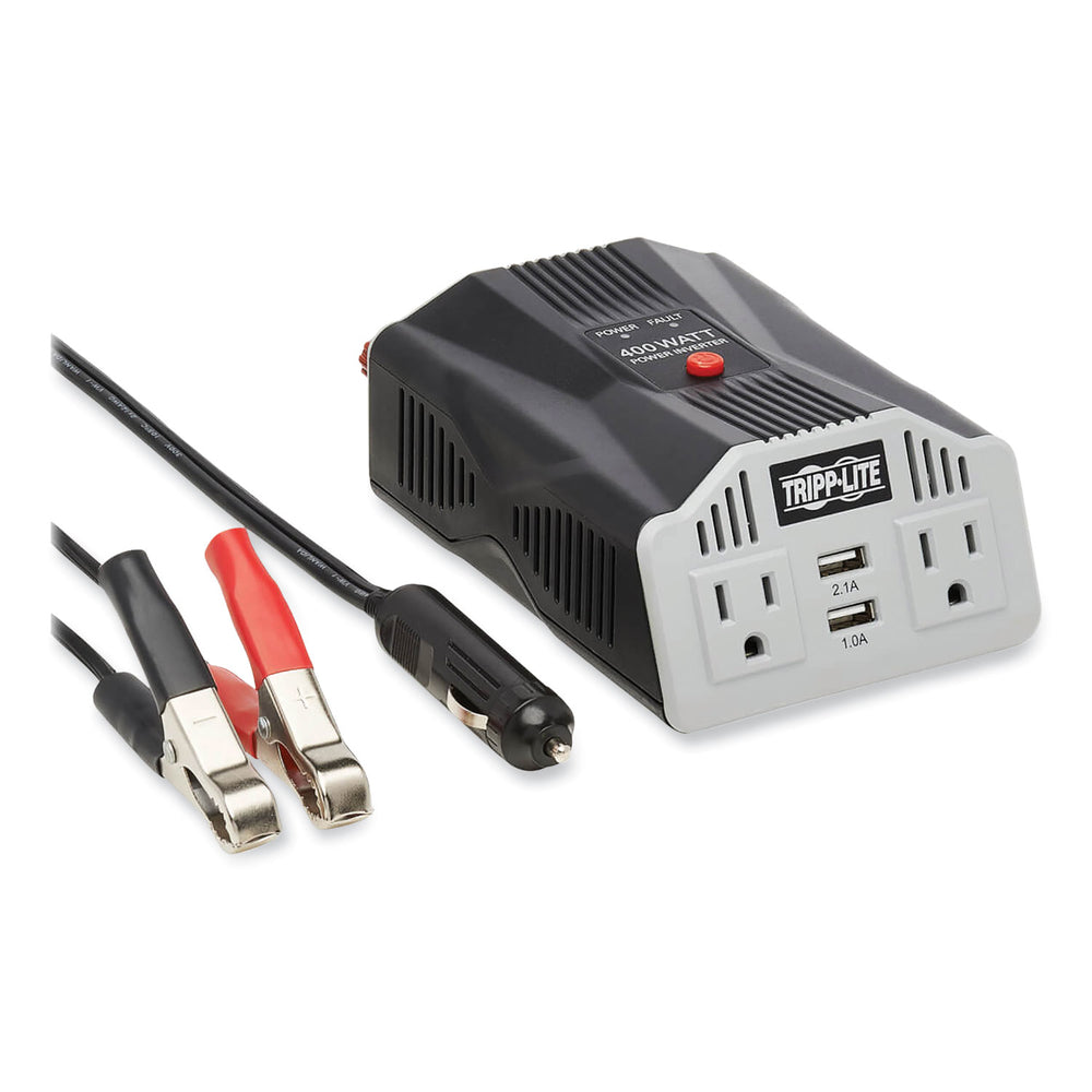 Tripp Lite PV400USB Powerverter Ultra-Compact Car Inverter 400W 2 Ac/2 Usb 3.1A Image 1
