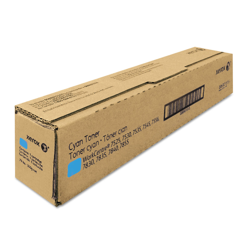 Xerox 6R1516 Cyan Toner Cartridge for WorkCentre 7525/7530/7535/7545/7556 Image 1