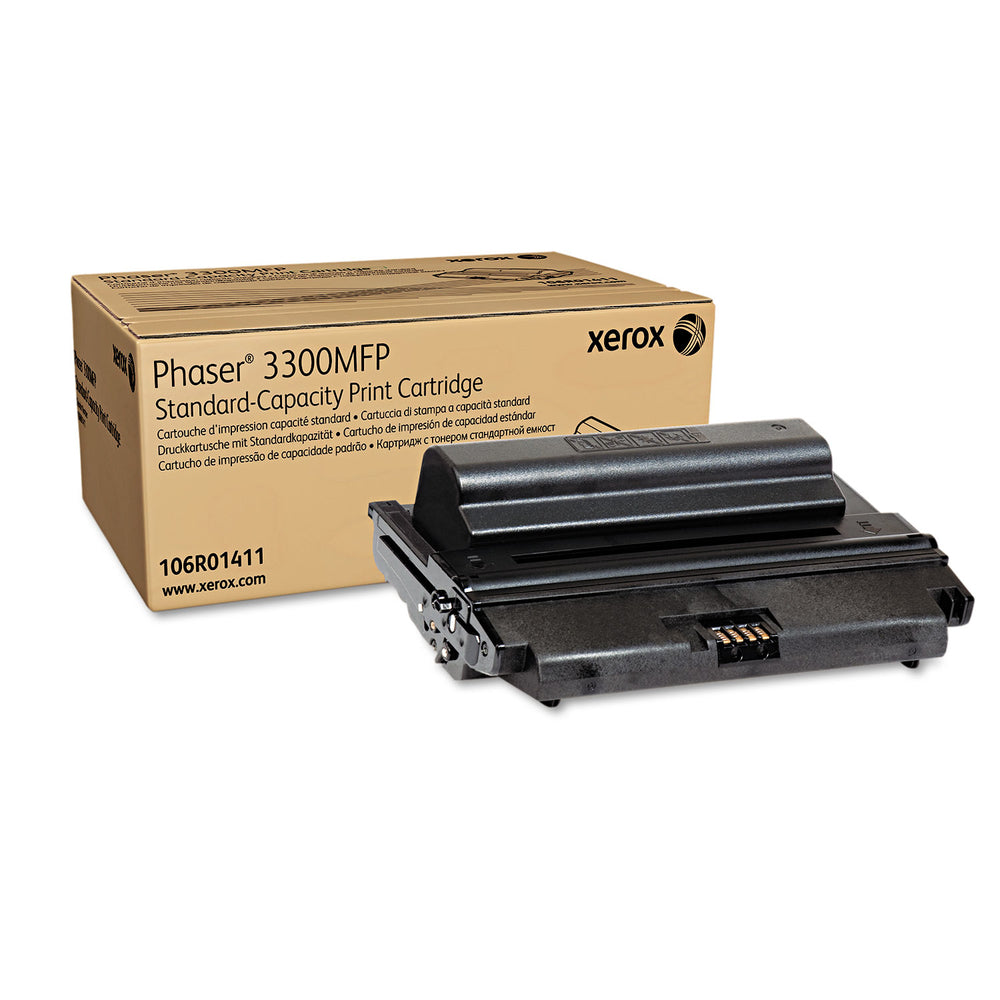Xerox 106R01411 Phaser 3300MFP Black Toner Cartridge 4000 Pages Image 1