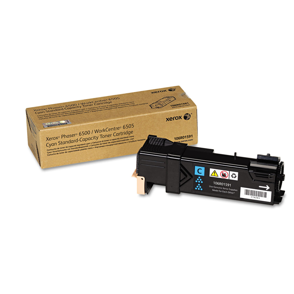 Xerox 106R01591 Cyan Toner Cartridge for Phaser 6500 / Workcentre 6505 - Original 1 pcs Image 1