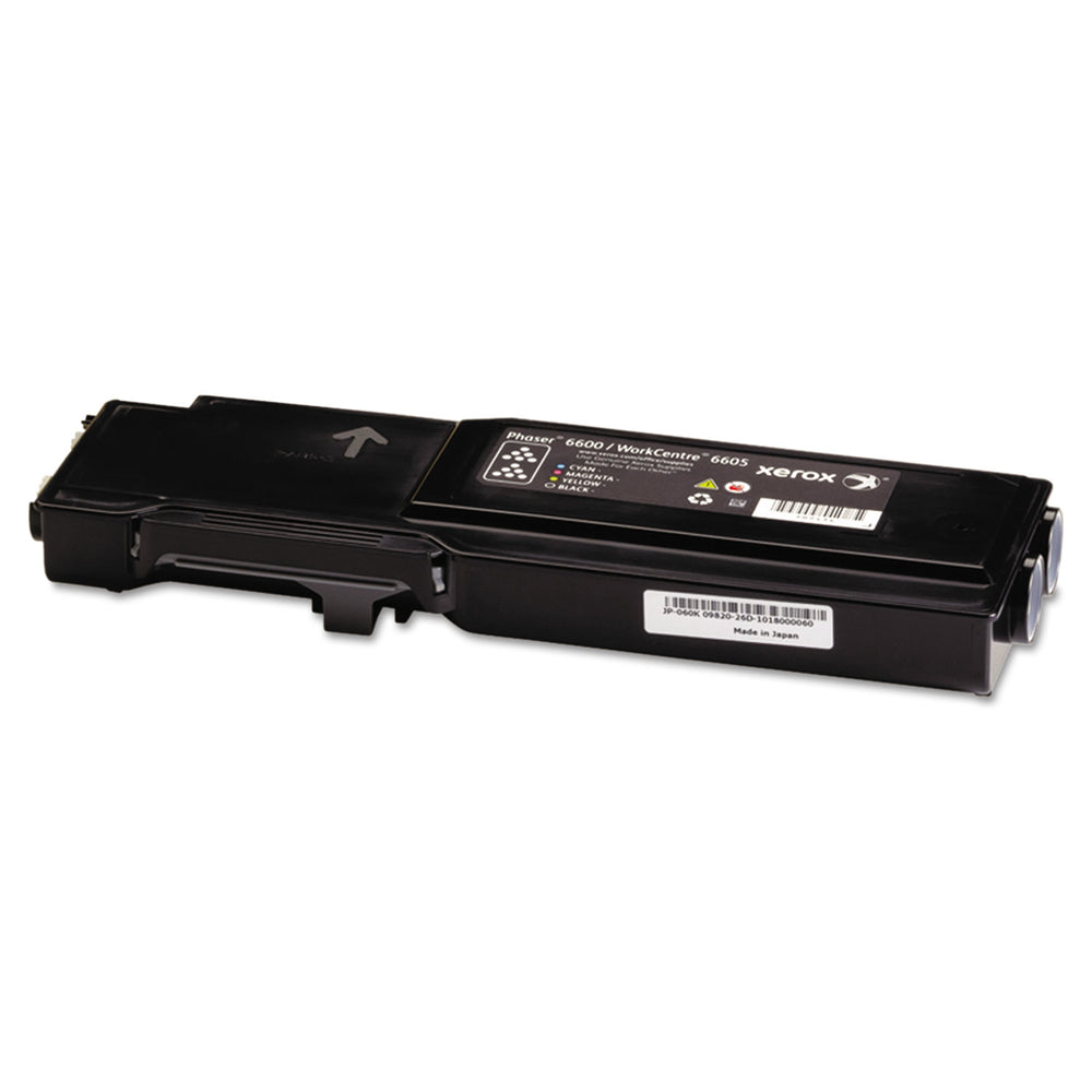 Xerox 106R02244 Std Cap Toner Cartridge Black 6600/6605 - Xerox Toner Cartridge 106R02244 - Standard Capacity - Black Image 1