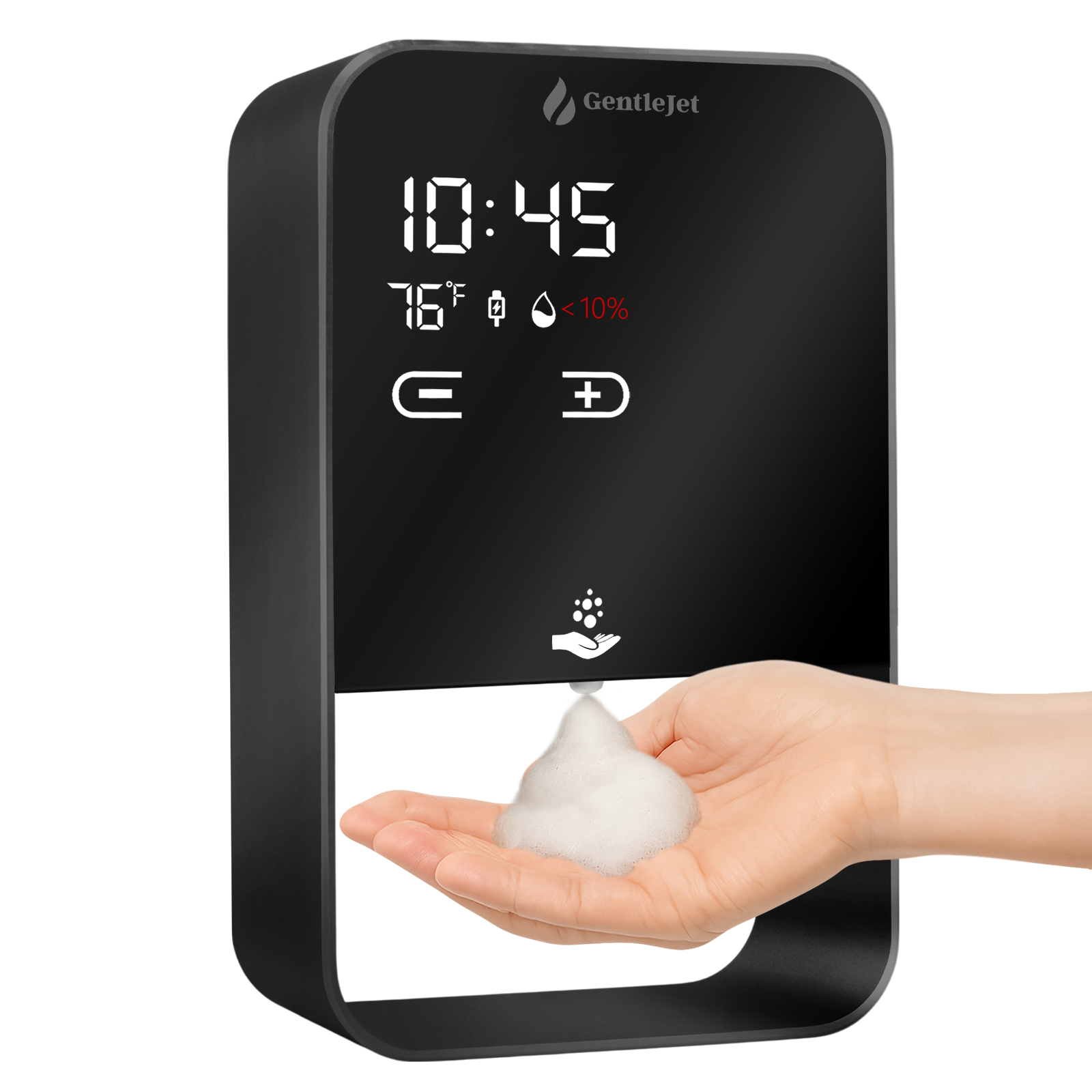 EliteJet black foam soap dispenser