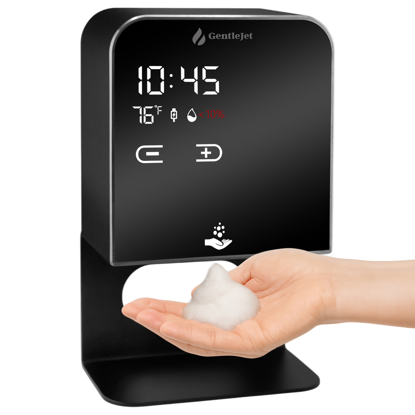 noblejet black foam soap dispenser