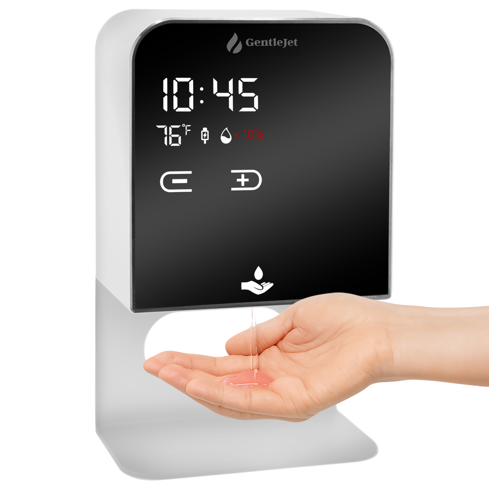 noblejet white liquid soap dispenser