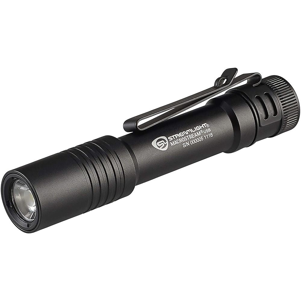 Streamlight 66320 MacRostream Light White Led Black Usb Chargeable Image 1