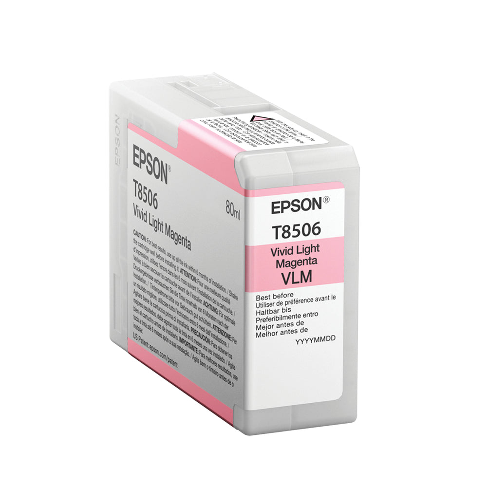 Epson T850600 Surecolor P800 SD Yield Vivid Lt Magenta Ink Image 1