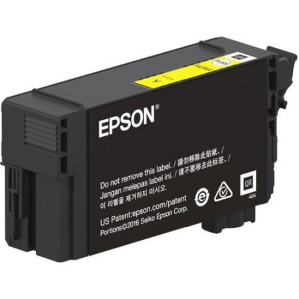 Epson T3470/T5470 Yellow Ink Cartridge - Original Pigment-Based 110ml Image 1